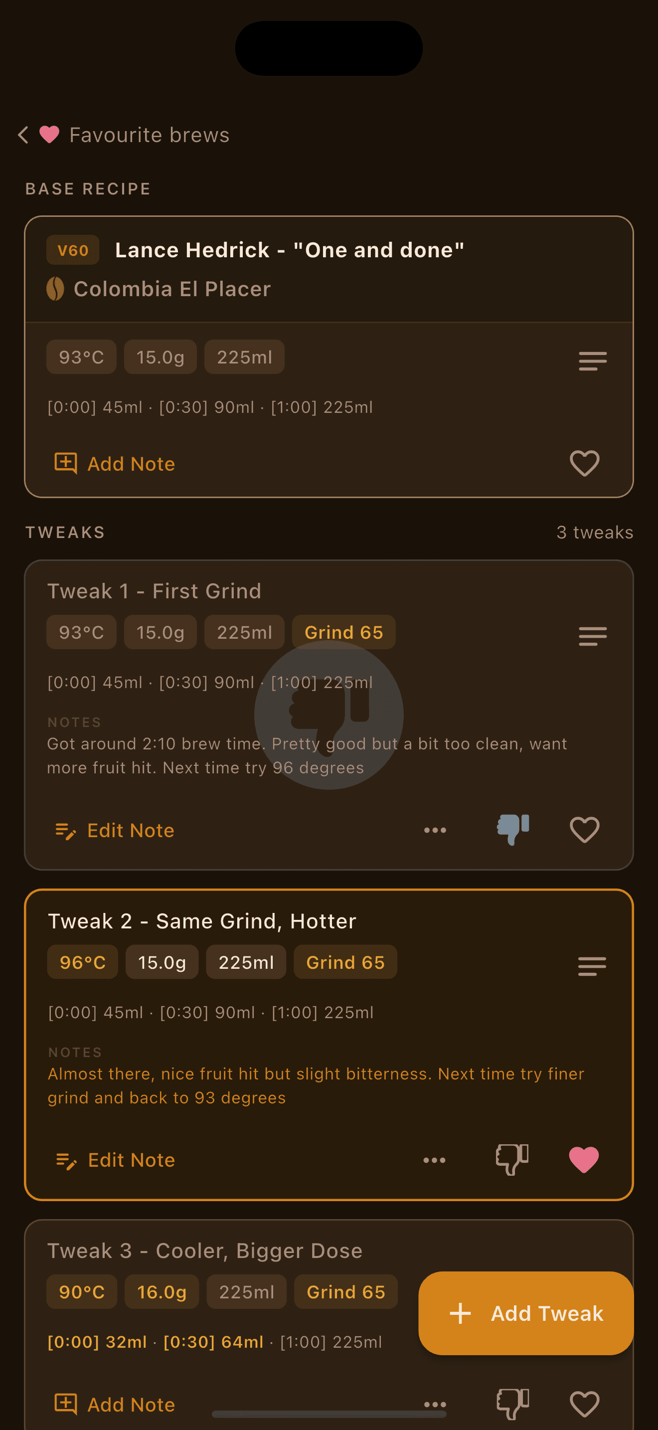 Tweaks